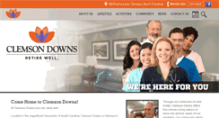 Desktop Screenshot of clemsondowns.com